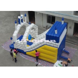 Amusement Inflatable Jumping Castle / Inflatable Jumping Bouncer PVC Tarpaulin