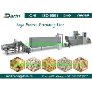 Quality TVP TSP Vegetable Soya Chunks Extruder Machine 110kw CE Certificate for sale