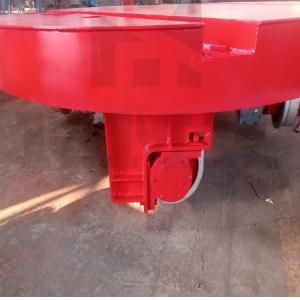 50 Ton Electric Material Handling Turntable Heavy Duty Transfer Trolley