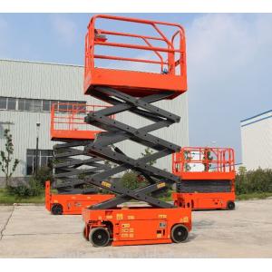 Quality Orange Electric Scaffold Lift Mobile Access Platform Flexible Operation for sale