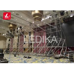 Flexible Layer Truss ,Aluminium Slab Form Lighting Scaffolding For Line Array