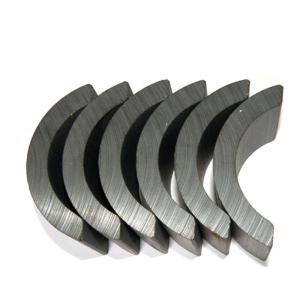 ±0.01mm Tolerance Full Grade Ferrite Arc Ceramic Curve Magnet for Motor