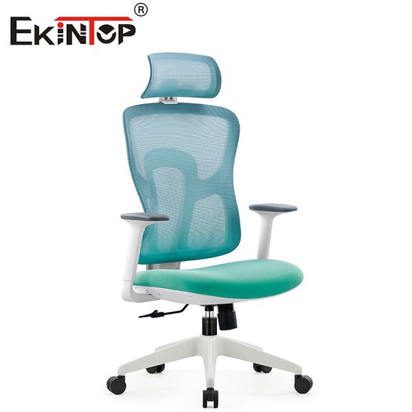 Buy High Back Ergonomic Office Mesh Chair Green Adjustable Height Swivel at wholesale prices
