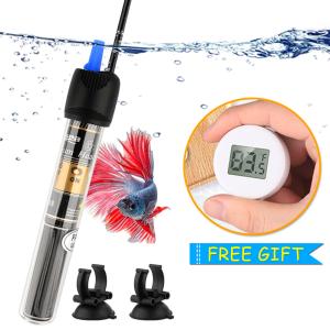 120V 4.9Ft 60Hz Submersible Aquarium Heater Adjust Temperature