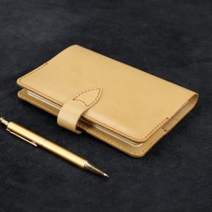 Lined Travel Journal Notebook / Personalised Leather Diary With Buckles