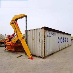 Side Loader Semi Trailer Optimized For Efficient Container Loading Unloading