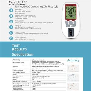 Safe-accu Renal Function Test Machine For Creatinine ,Uric Acid ,Urea