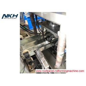 PLC Control Purlin Roll Forming Machine For Pressing / Punching / Notching