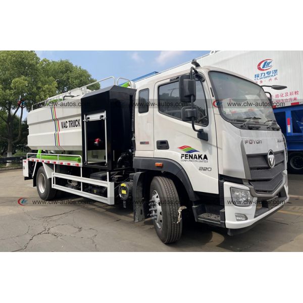 RHD FOTON HOWO JAC 4x2 12 Tons Vacuum Sewage Suction Truck