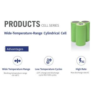 -70-80 degree temperature Lithium iron battery Cell 2000mAh 2500mAh 3500mAh