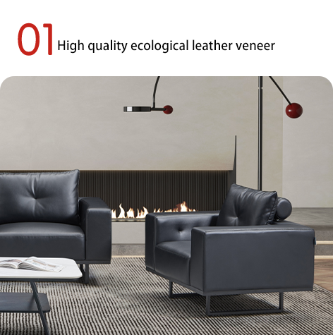 Custom Modern Modular Sofa Sofa High Quality Leather Living Room Furniture Set Home Furniture Hotel Lounge