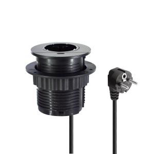 Round Design Sofa Set with Embedded Table Power Socket with TYPE C Charging USB Charging Socket