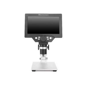 Quality LCD 7 Inch Wireless Optical Digital Microscope 12MP 1200X 8 LED Lights for sale