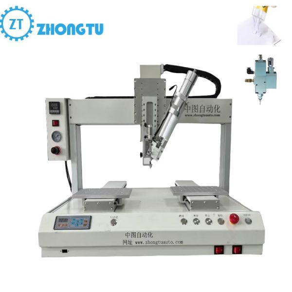 Buy Fully Automatic Glue Dispensing Machine with 3D Dispensing Paths 100 Programs Capacity and 4000 Points per Program at wholesale prices