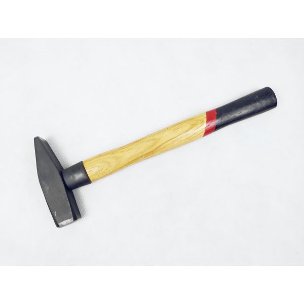 DIN Standard Forged steel Hand Machinist hammer with Double colors wooden handle