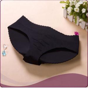 FP001 Low waist sexy silicone padded knickers butt lifting panties