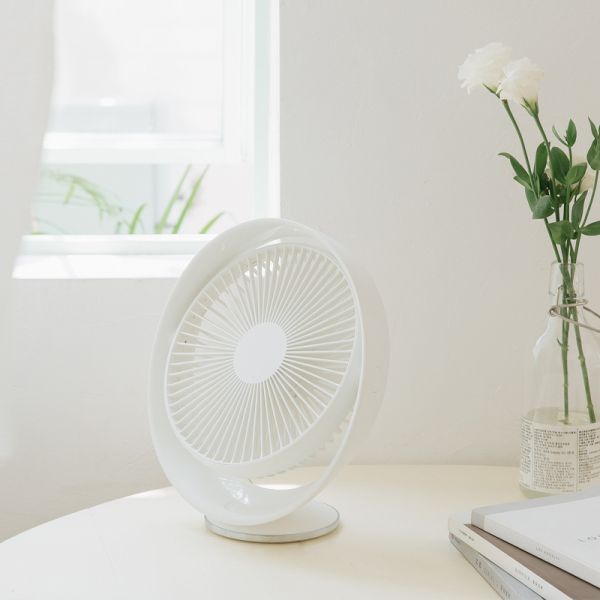 NO App-Controlled Rechargeable Table Fan for Large Wind in Office and Outdoor Cooling