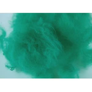 1.5D*51MM Recycled Polyester Staple Fiber Green Color For Non Woven