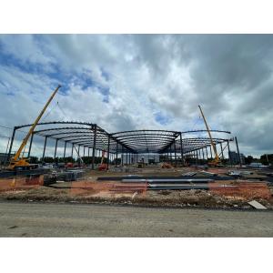 Industrial Hall Anti Rust Steel Warehouse Structures Prefabricated