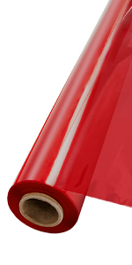 red cellophane