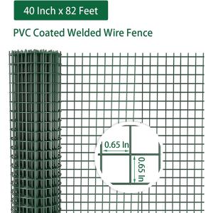China Factory Direct Sale 1/4 Inch Galvanized Welded Wire Mesh Pvc Coated Welded