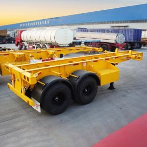 Fuwa Axle 13t Mechinical Suspension Skeletal Semi Trailer