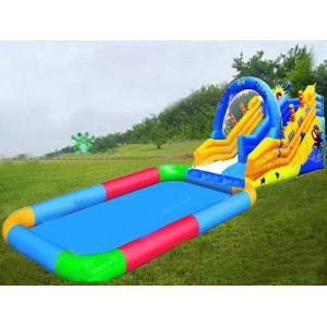 Customize Made Kids Inflatable Pool Water Park with Slide for Fun