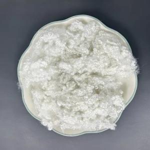 Crimp White / Black Polyester Staple Fiber 1.2-15dtex AA/A/AB/B Grade Fibre