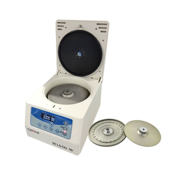 Buy Cence Microcentrifuge H1650-W With 12 Plates 24 Plates Capillaries Rotor at wholesale prices