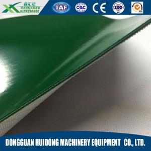 Anti Static Rubber Conveyor Belt PVC Green Conveyor Beltings Flat Surface
