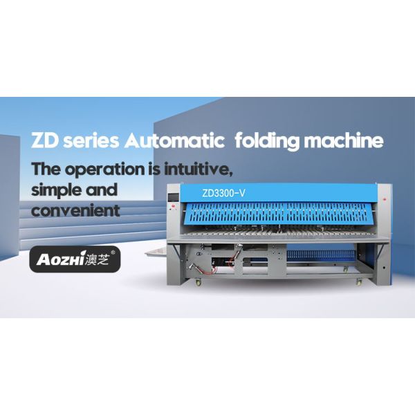 Electric Hospital & Hotel Automatic Linen & Bed Sheet Folding Machine for Laundry Use