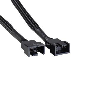 4Pin Computer PC Fan Power Cable Y-Splitter Connector Adapter 4-Pin to 2x 4-Pin