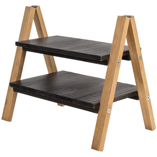 wooden Jewelry display stand wooden cake stand in wedding party , Natural color or Rustic customized color accept