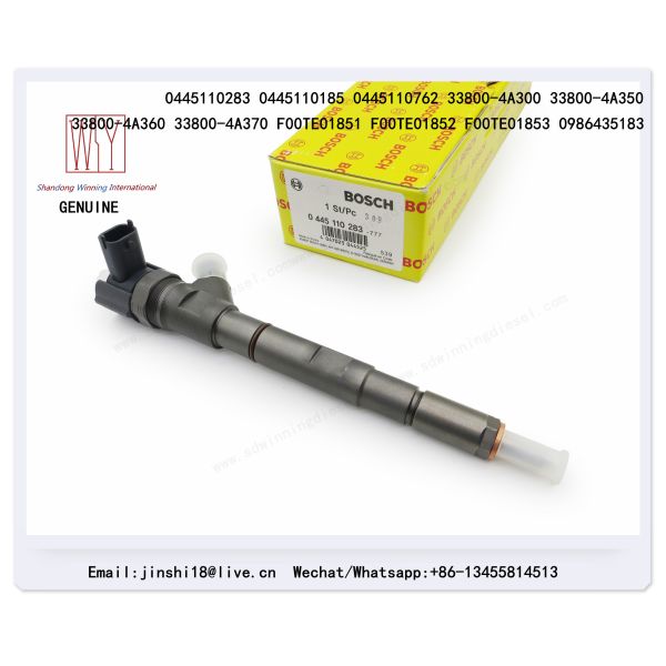 Buy BOSCH GENUINE AND NEW FUEL INJECTOR 0445110185 0445110283 0445110762 FOR HYUNDAI 33800-4A300 33800-4A350 33800-4A360 338 at wholesale prices