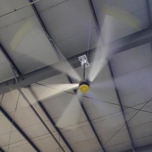 China 24 Feet Hvls Pmsm Motor Air Cooler Industrial warehouse and workshop Ceiling Fans on sale
