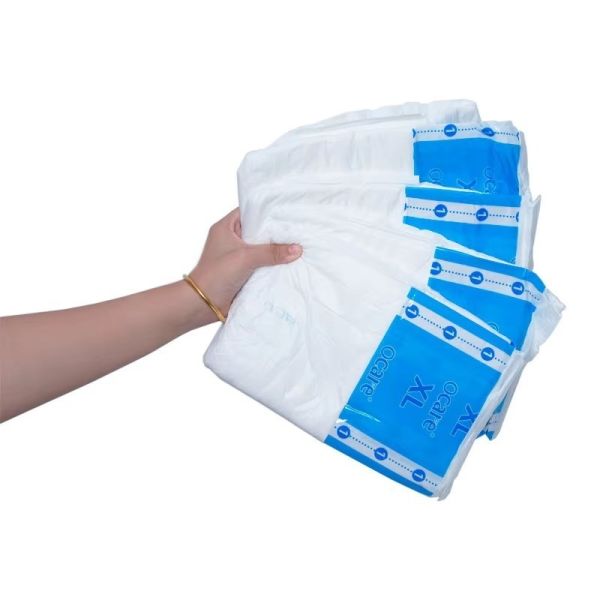 Plain Woven Ultra Thick Adult Incontinence Diaper for Customized OEM ODM Requirements