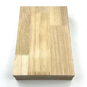 Smooth Durable Finger Joint Rubberwood Board , Moistureproof Rubber Tree Wood