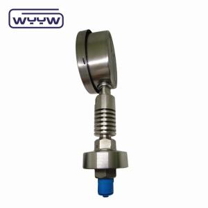 4" High Temperature Pressure Gauge Diaphragm Seal Stainless Steel Material