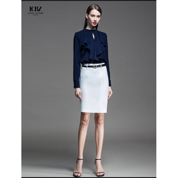 Hand Embroidery Womens Business Suits for 2021 Work Formal Occasions Single Breasted