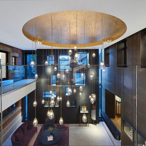 Buy T5 LED Diamond Jewelry Store Furniture 15mm MDF at wholesale prices