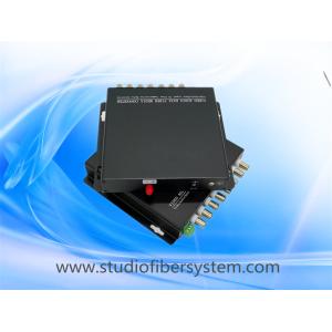 8CH PTZ AHD fiber converter with aluminum case for 8 720P 1080P AHD camera