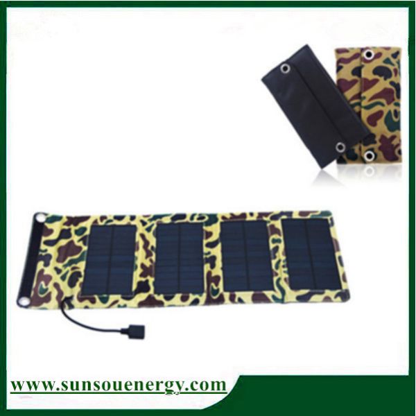 Buy 7w foldable solar panel kit, qualified portable solar panel charger for digital devices at wholesale prices