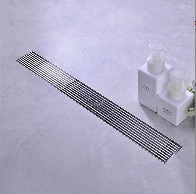 Square Taizhou Floor Drain with 68x300mm Outer Diameter and Stainless Steel Strainer