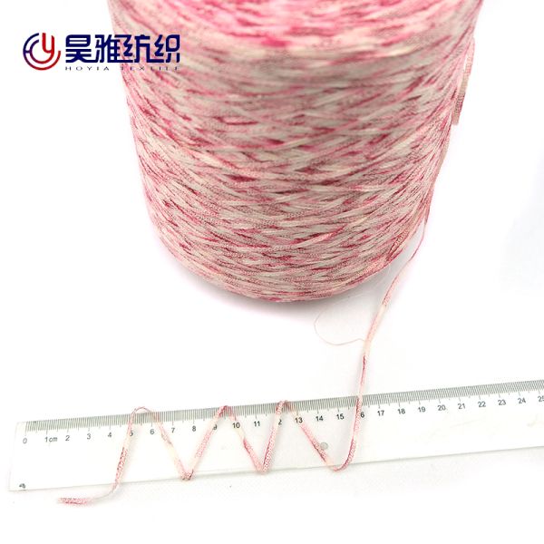 Multiple Braided Space Dyed Yarn 70% Cotton 30%Nylon Yarn Knitting