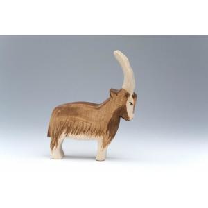 Finely Crafted Handmade Wooden Animals Wooden Goat Figurine Unique Showcasing