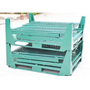 Four Sided Welded Wire Mesh Pallet Cage Industrial Stillages Container