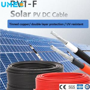 Sample Free 10mm2 6mm2 Flexible Tinned Copper Solar Panel Cables for PV Systems
