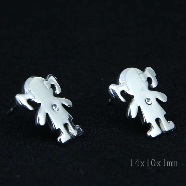 Buy Classic 316L Stainless Steel Fashion Jewelry Earrings Studs Earrings LES92 at wholesale prices