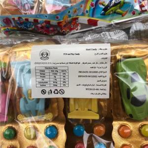 Special Design Compressed Candy Packed With Car Airplane Toys