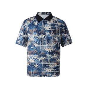 Quality Summer Youth Polo Shirts In Regular Fit Camouflage Color 1364720504 for sale